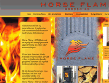 Tablet Screenshot of horseflamenorden.com